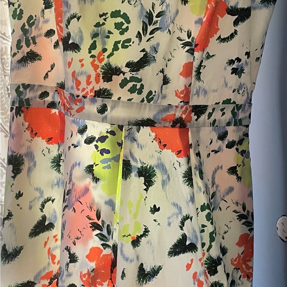 Vibrant Floral Patterned Dress